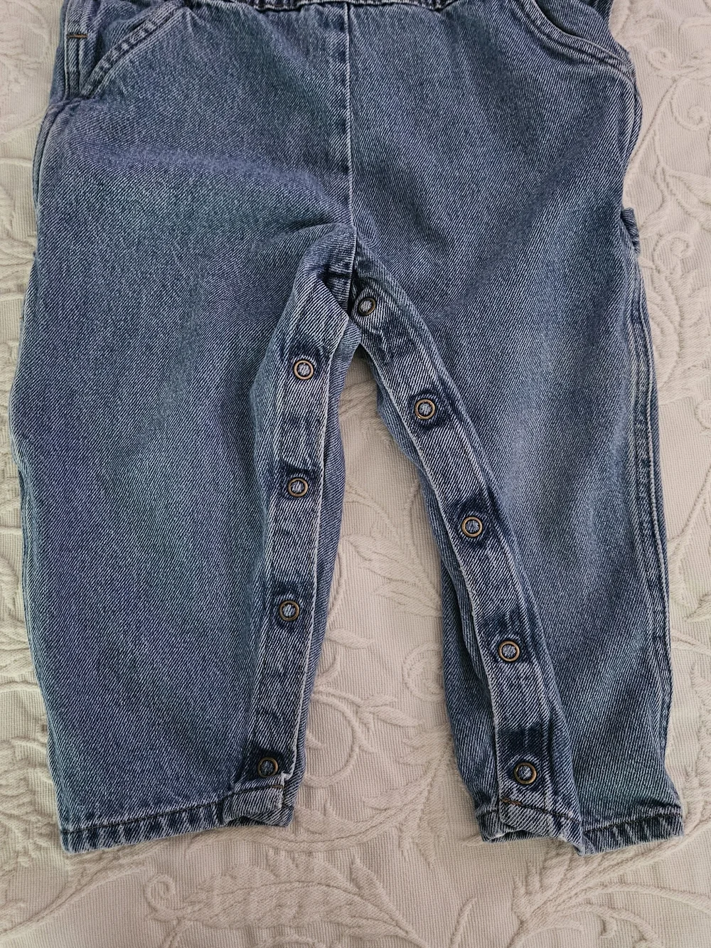 OshKosh B'gosh Classic Blue Denim Overalls (Toddler)